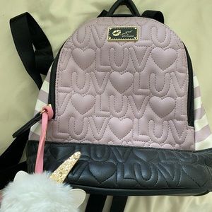 Betsey Johnson small unicorn backpack